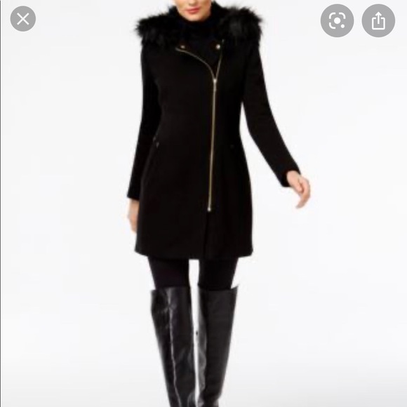 INC International Concepts black coat - Picture 9 of 9